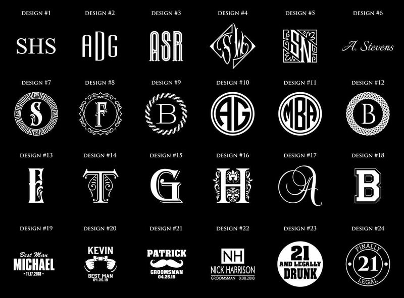 Engraved Whiskey Glass