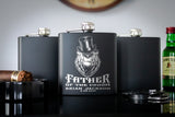 Personalized Set - Flask, Lighter and Gift Box