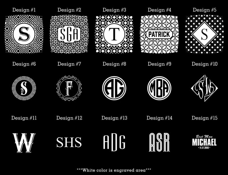 Personalized Square Shape Whiskey Glass - 11 oz