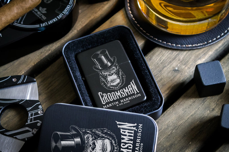 Flip Top Black Lighter