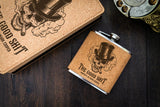 The Good Sh*t Engraved Flask