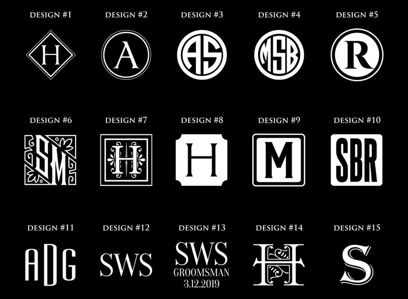 Custom Set of 6 Whiskey Stones