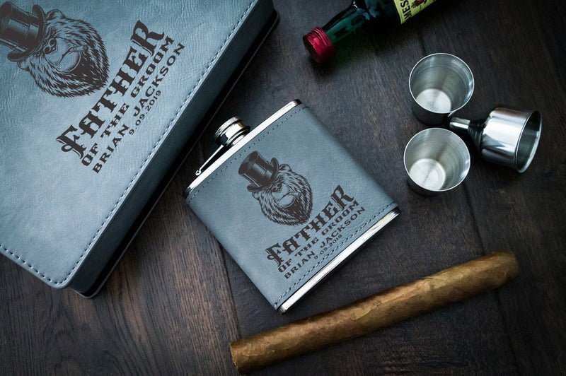 Personalized Flask Set