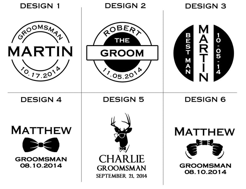 Personalized Flask Set