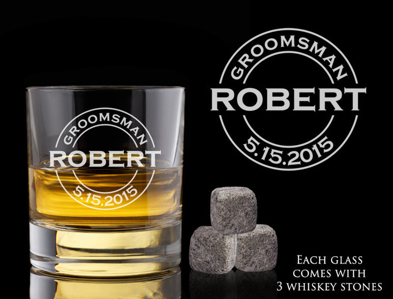 Personalized Whiskey Glass