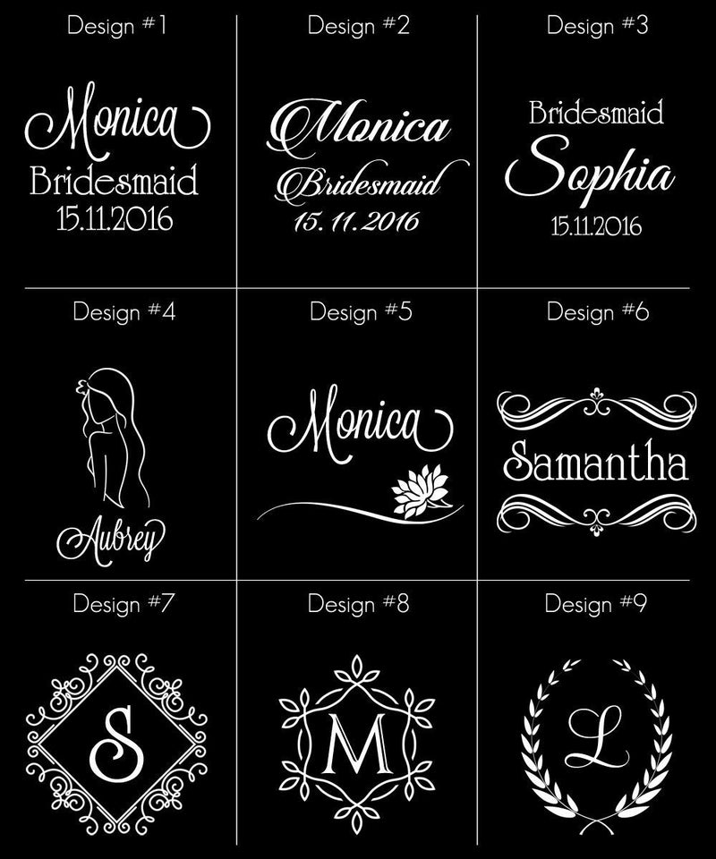 Personalized Pink Flask - 6 oz